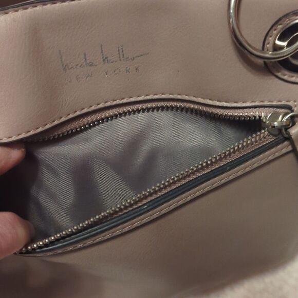 Nicole Miller Rafea design beautiful gray w silver accents designer - Picture 4 of 13